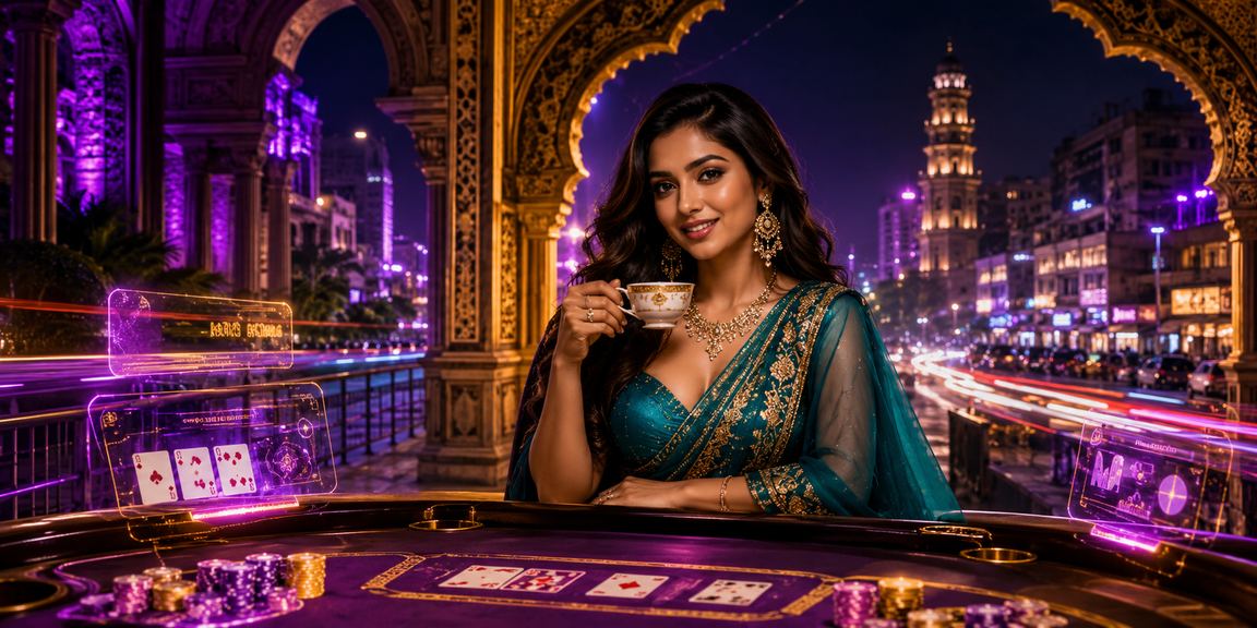 কুমিল্লায় নিয়ন আলোয় ব্যাকারেট গেমের উজ্জ্বল দৃশ্য