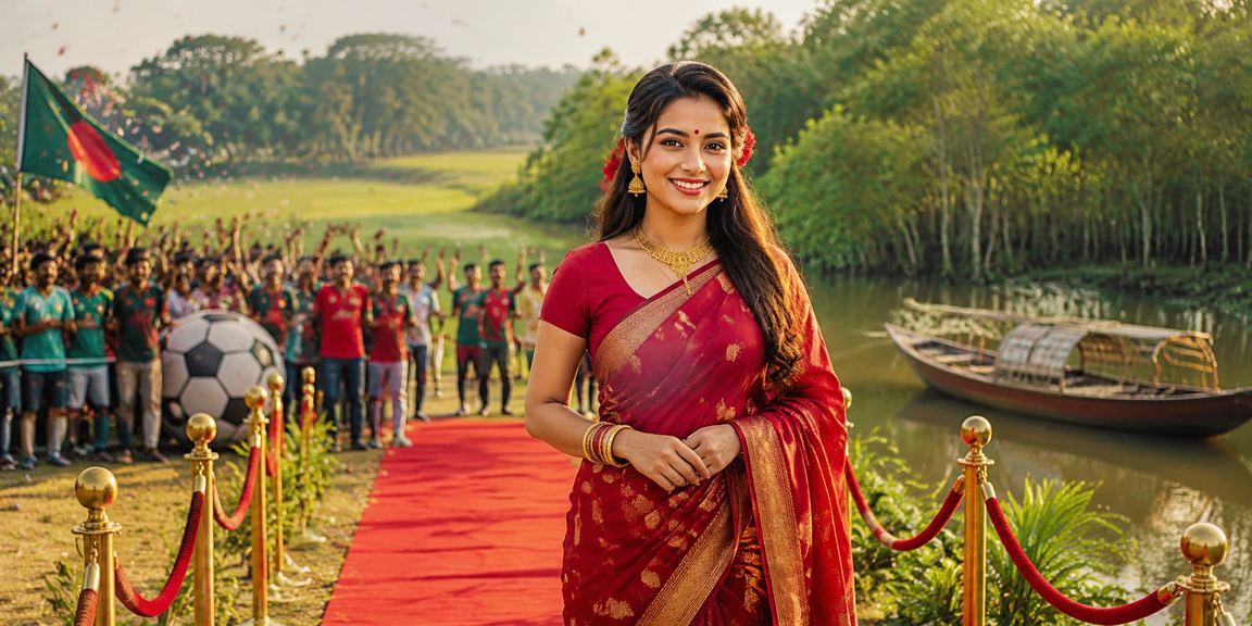সুন্দরবনের পটভূমিতে মোবাইলে লাইভ বেটিং উপভোগ করছেন একজন ব্যবহারকারী